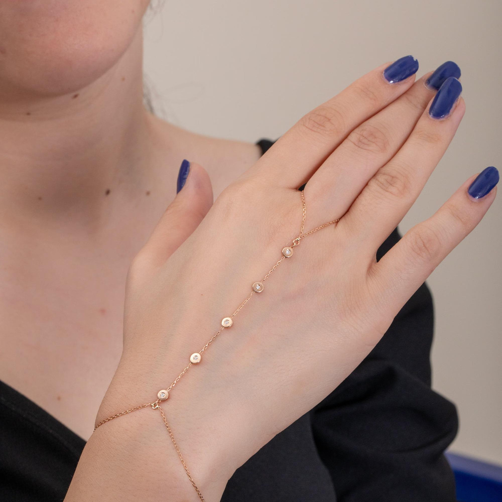 Altın Pırlantalı Şahmeran Bileklik - Goldstore