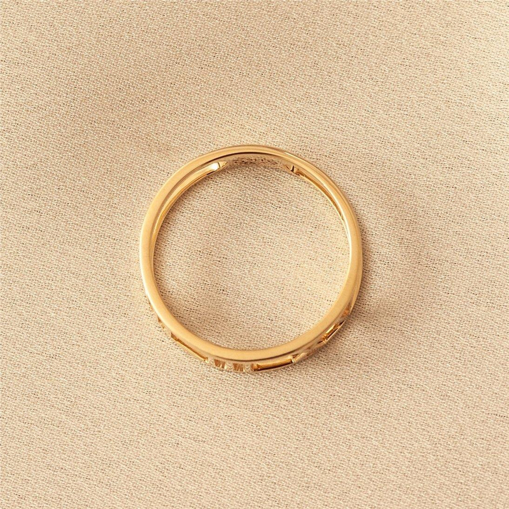 Solid Gold Roman Numeral Ring - Goldstore