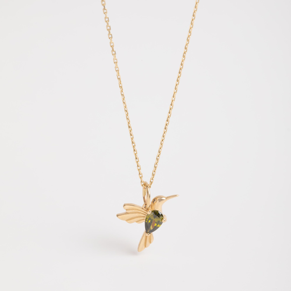 Altın Sinekkuşu Kolye - Goldstore