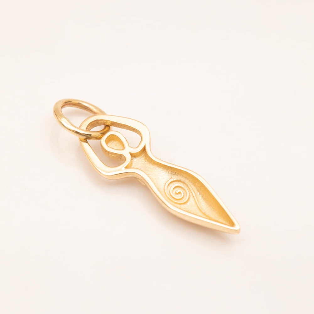 Altın Tanrıça Spiral Kolye - Goldstore