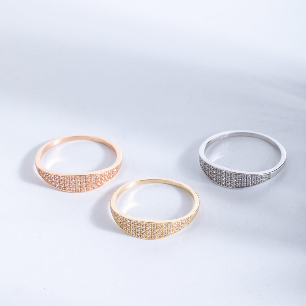 Altın Taşlı Signet Yüzük - Goldstore