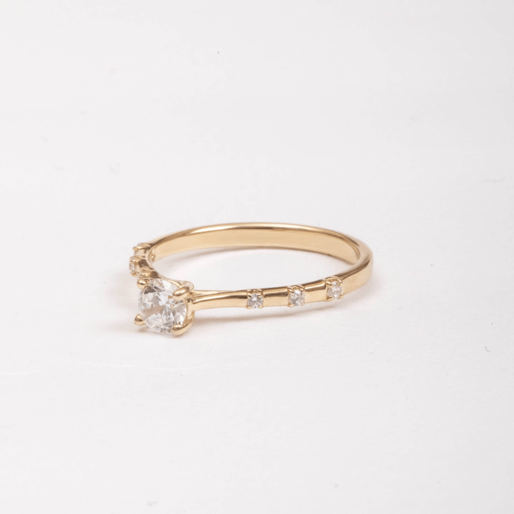 Altın Tektaş CZ Taşlı Yüzük - Goldstore