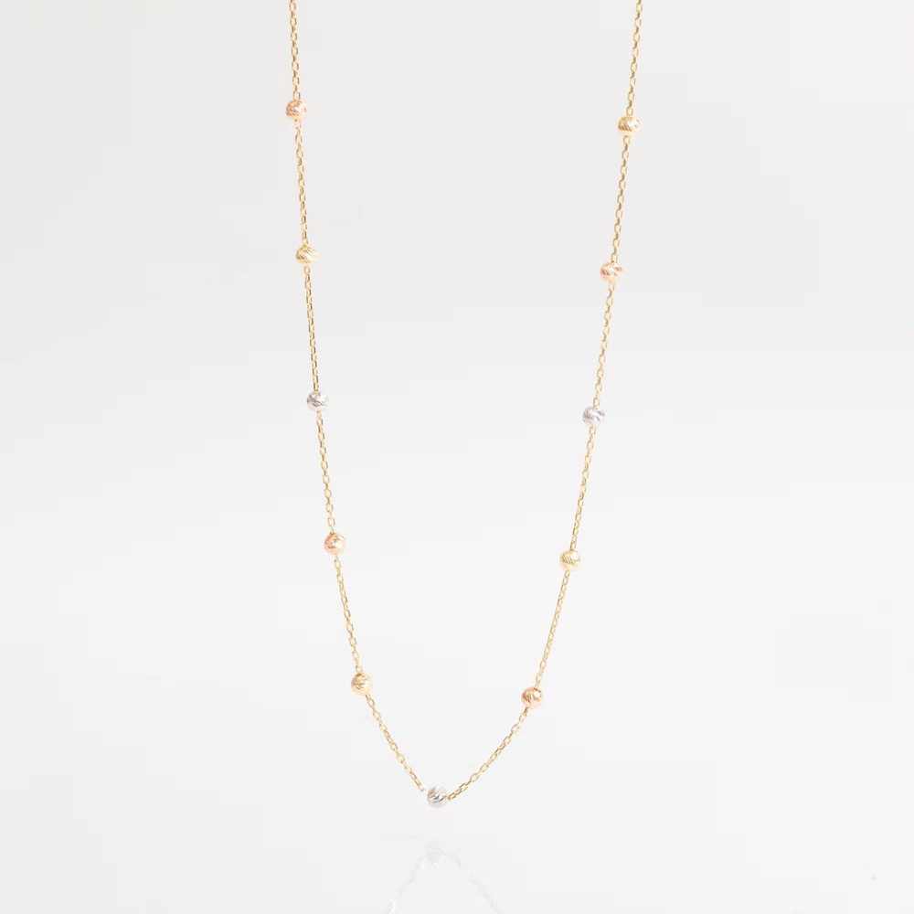 Altın Toplu Zincir Kolye - Goldstore