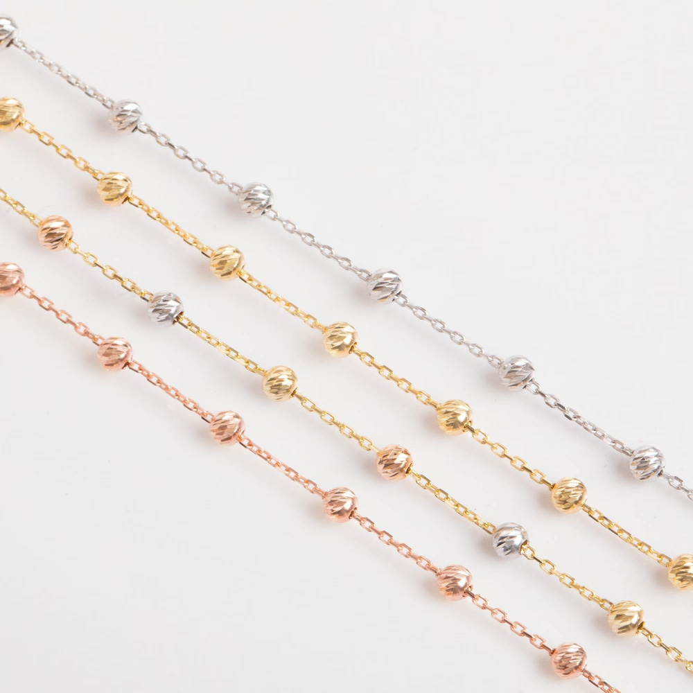 Altın Toplu Zincir Kolye - Goldstore