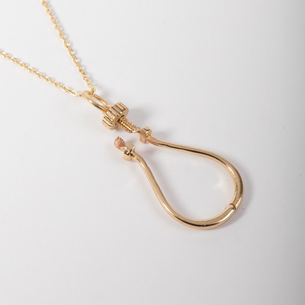 Altın U-Link Charm Holder Kolye Aparatı - Goldstore