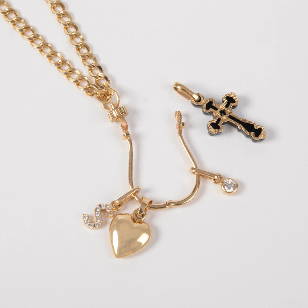 Altın U-Link Charm Holder Kolye Aparatı - Goldstore