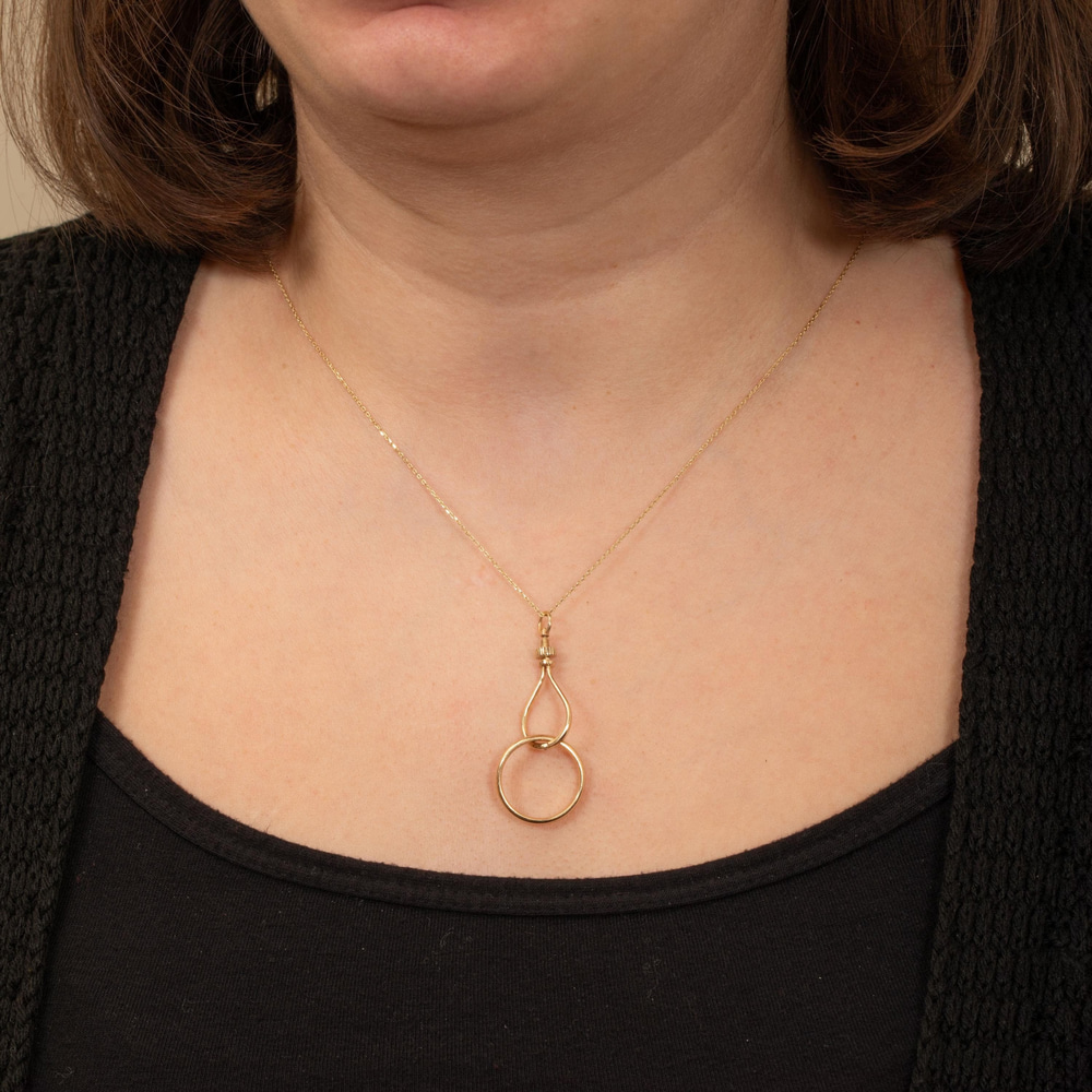 Altın U-Link Charm Holder Kolye Aparatı - Goldstore