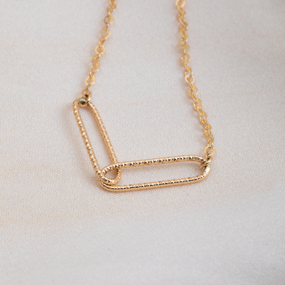 Altın Uzun Oval Halka Bileklik - Goldstore