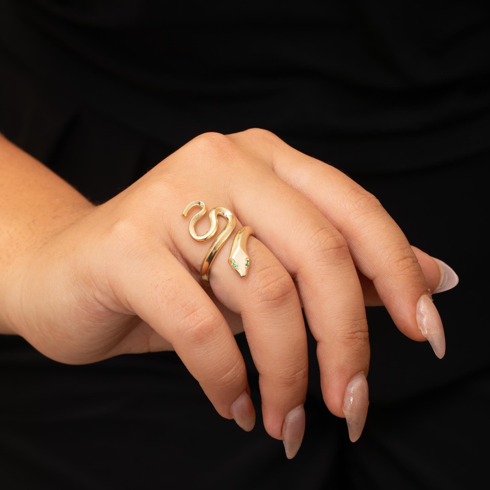 Altın Yılan Yüzük - Goldstore