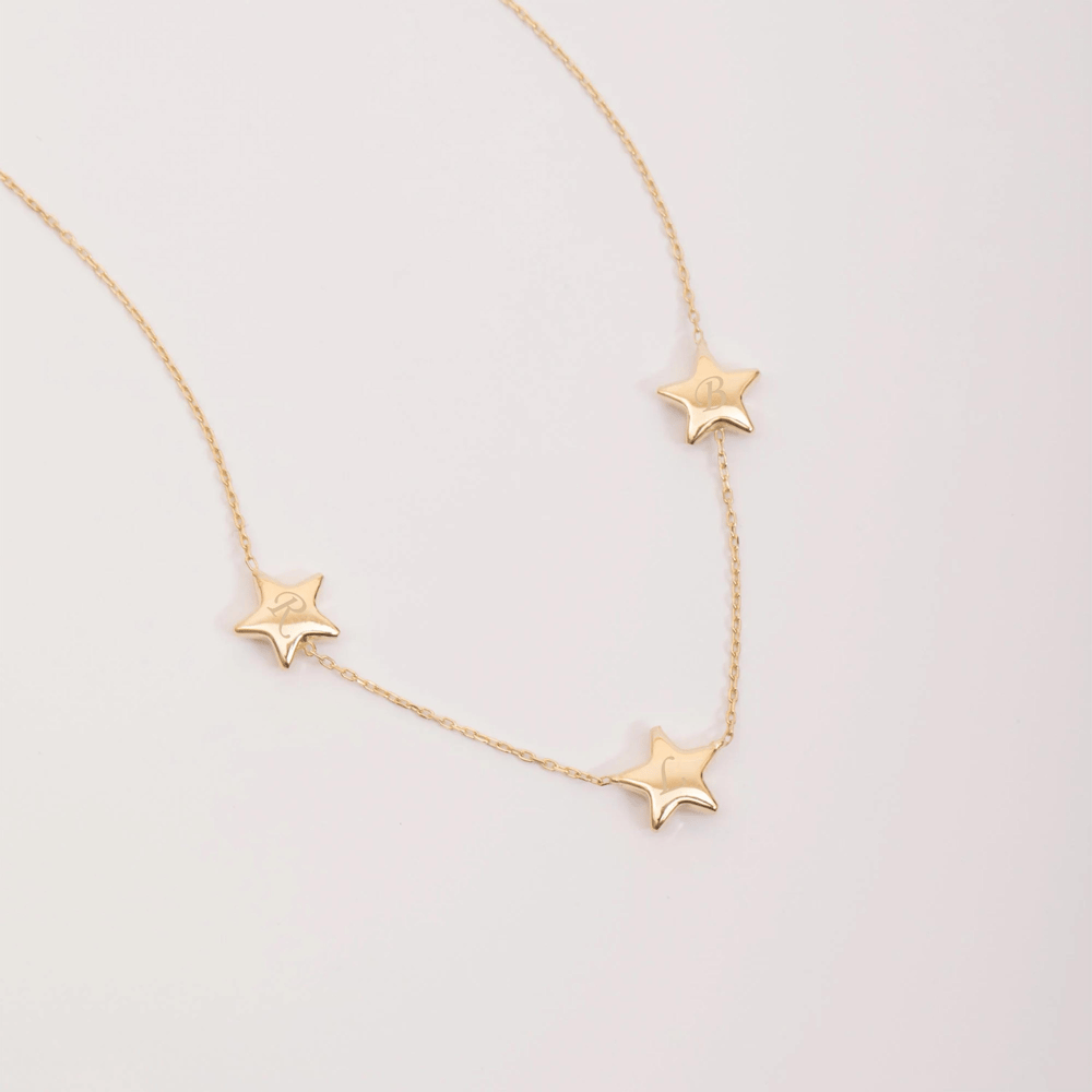 Altın Yıldız Figürlü Kolye - Goldstore