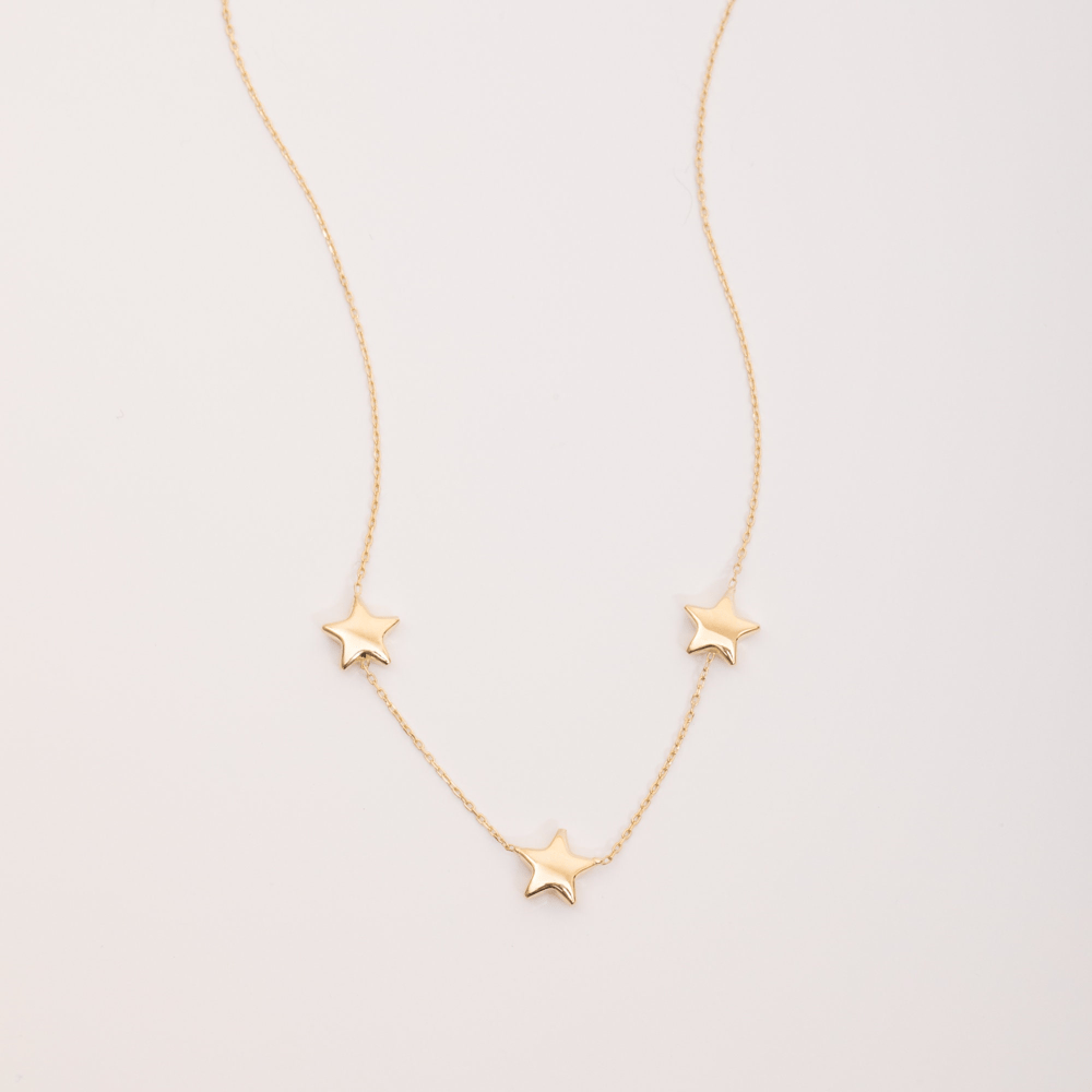 Altın Yıldız Figürlü Kolye - Goldstore
