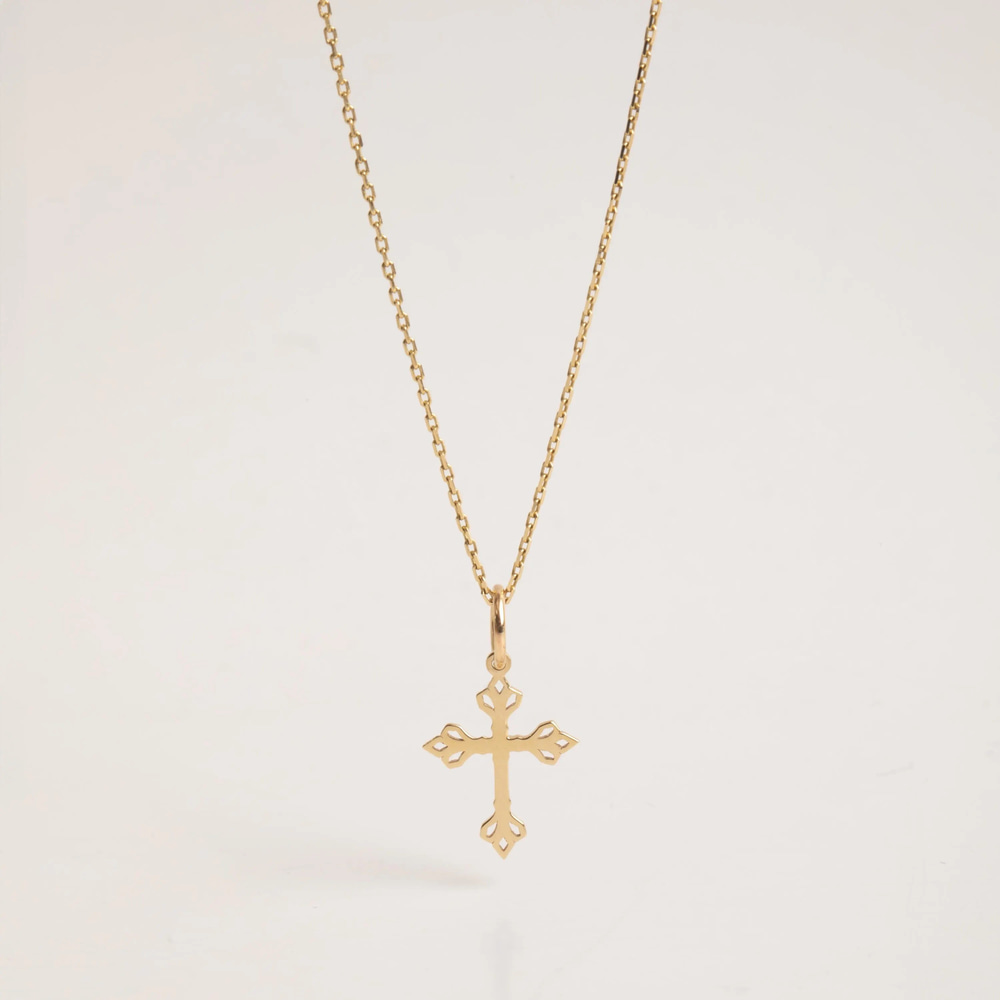 Altın Zarif Haç Kolye - Goldstore