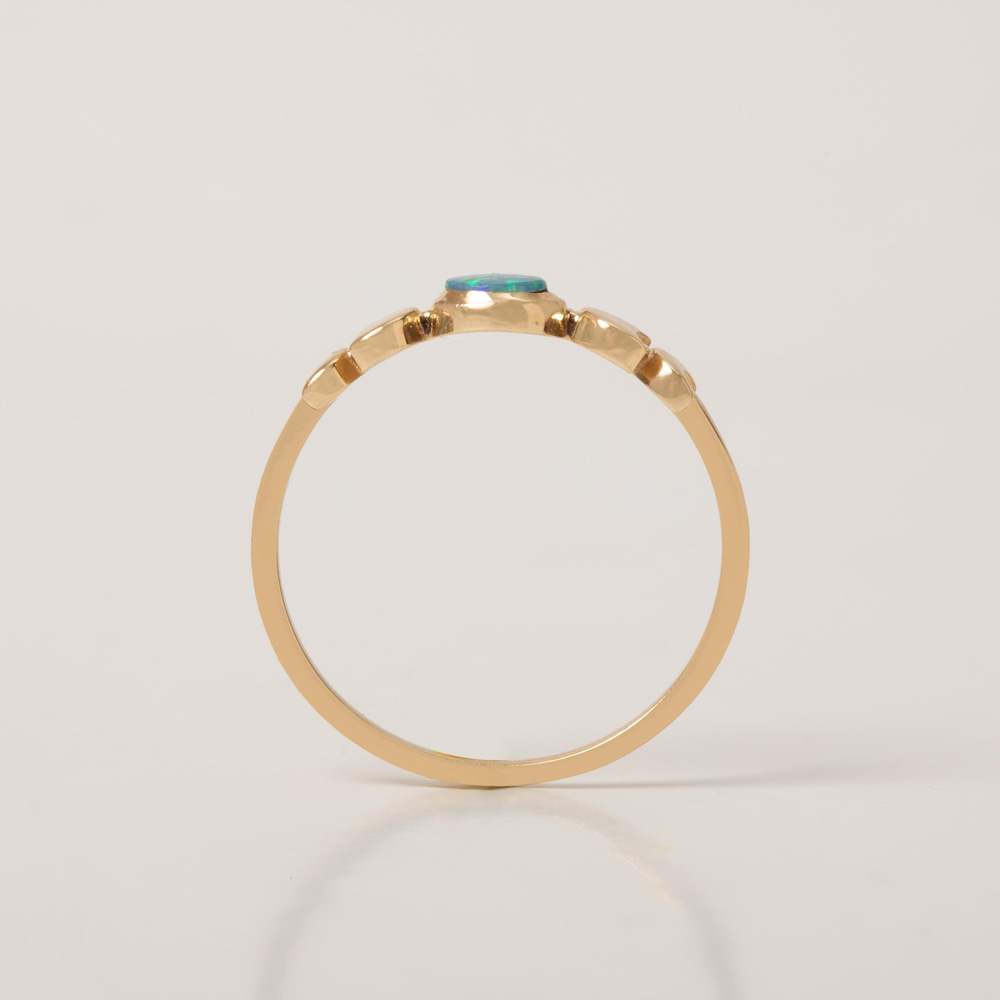 Ay Işığı Opal Altın Yüzük - Goldstore