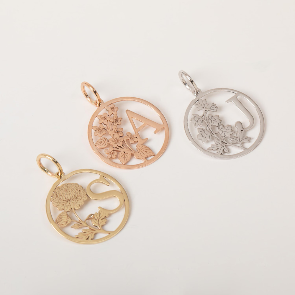 Bana Özel Çiçek Altın Kolye - Goldstore