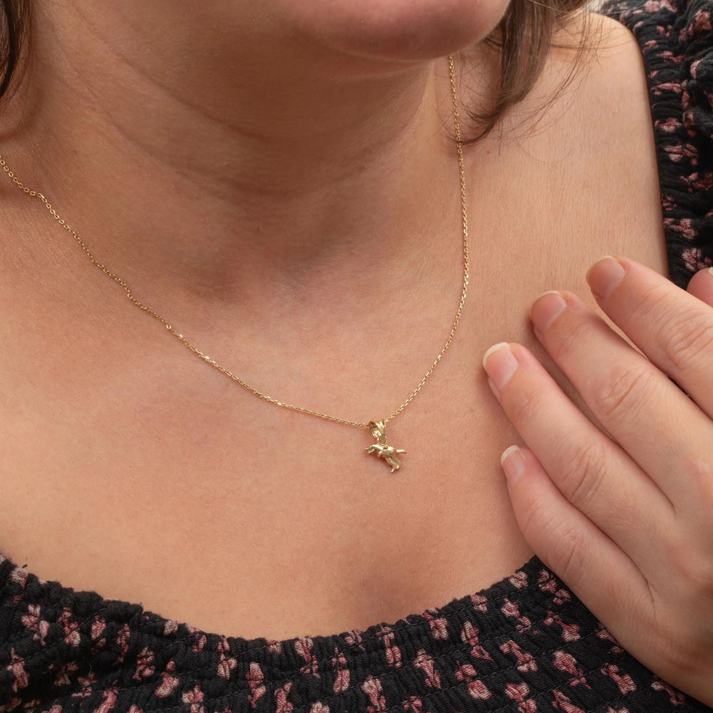 Dinozor Figürlü Altın Kolye - Goldstore