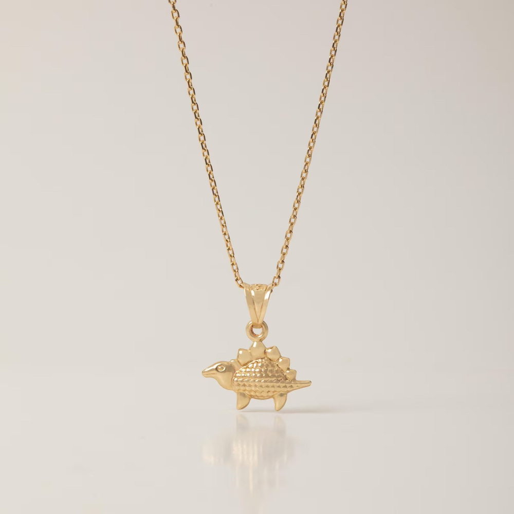 Dinozor Figürlü Altın Kolye - Goldstore