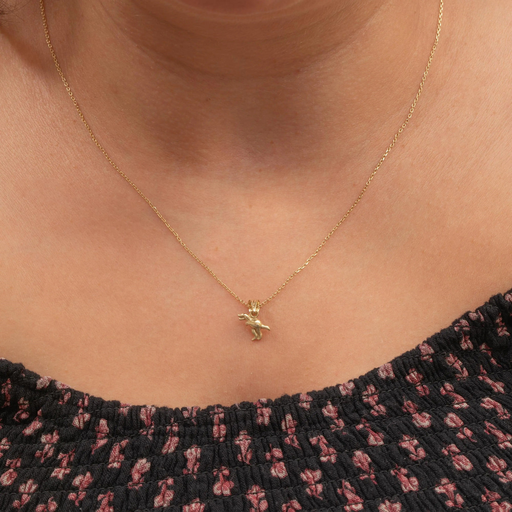 Dinozor Figürlü Altın Kolye - Goldstore