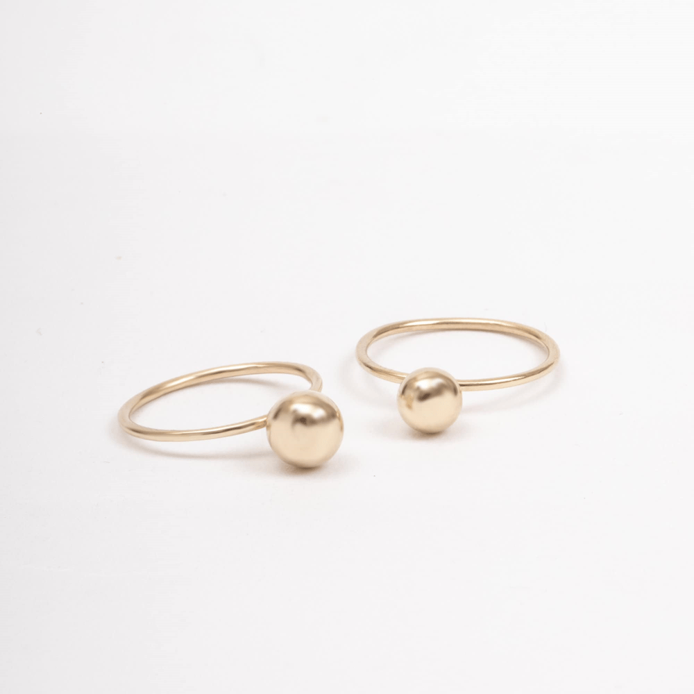 Altın Top Figürlü Yüzük - Goldstore