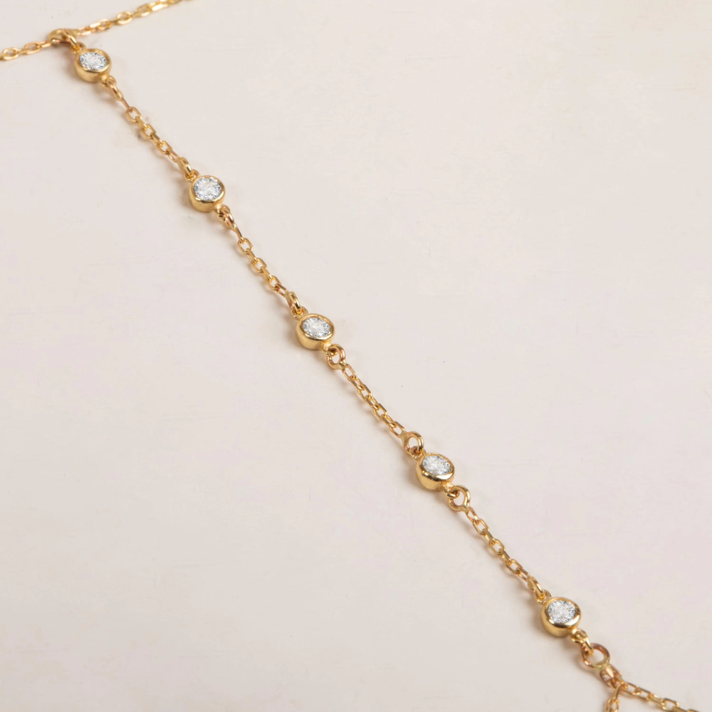 Altın Bezel Taşlı Şahmeran Bileklik - Goldstore
