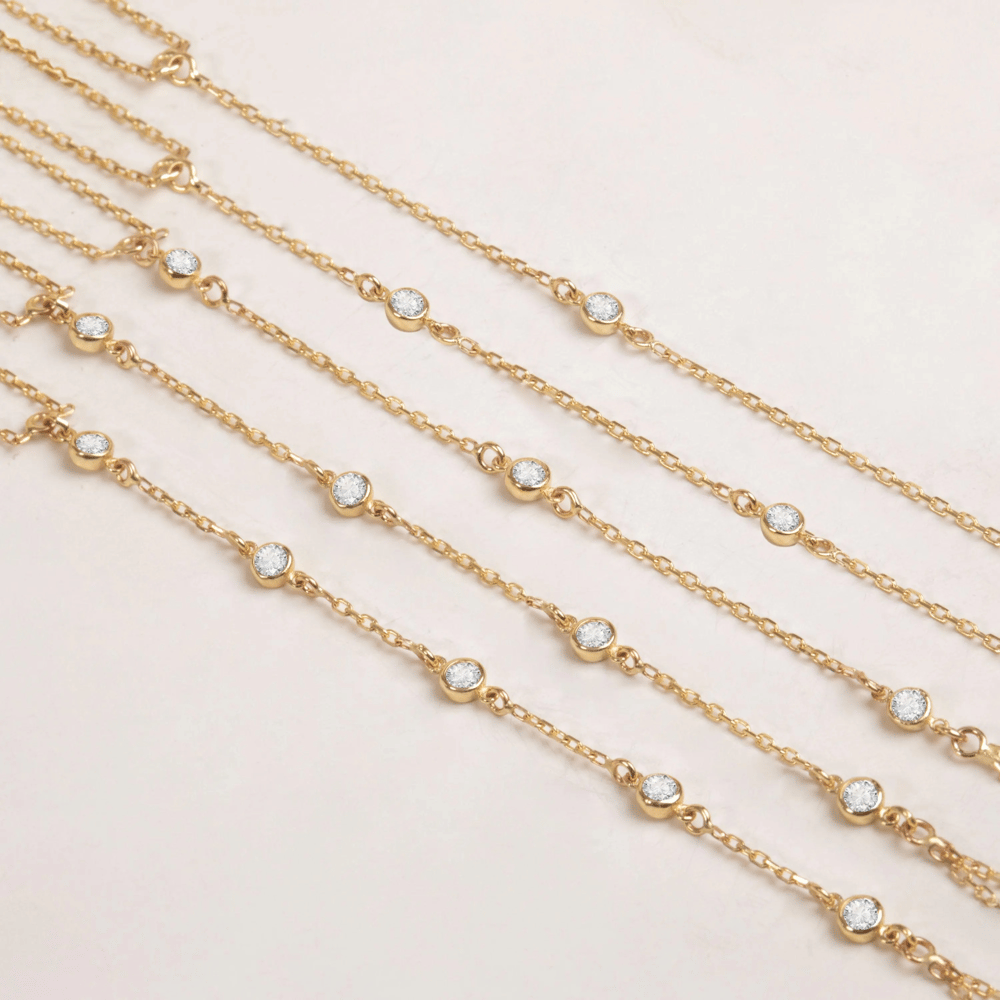Altın Bezel Taşlı Şahmeran Bileklik - Goldstore