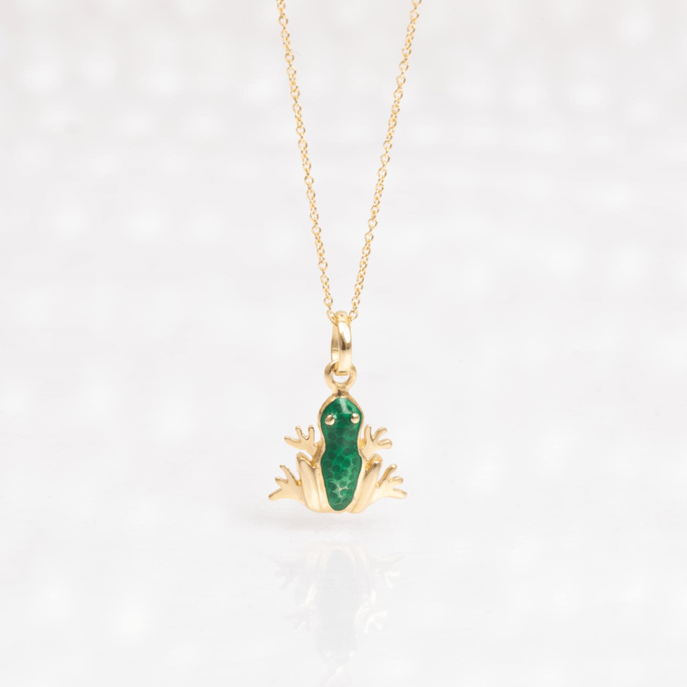 Gold Frog Necklace - Goldstore