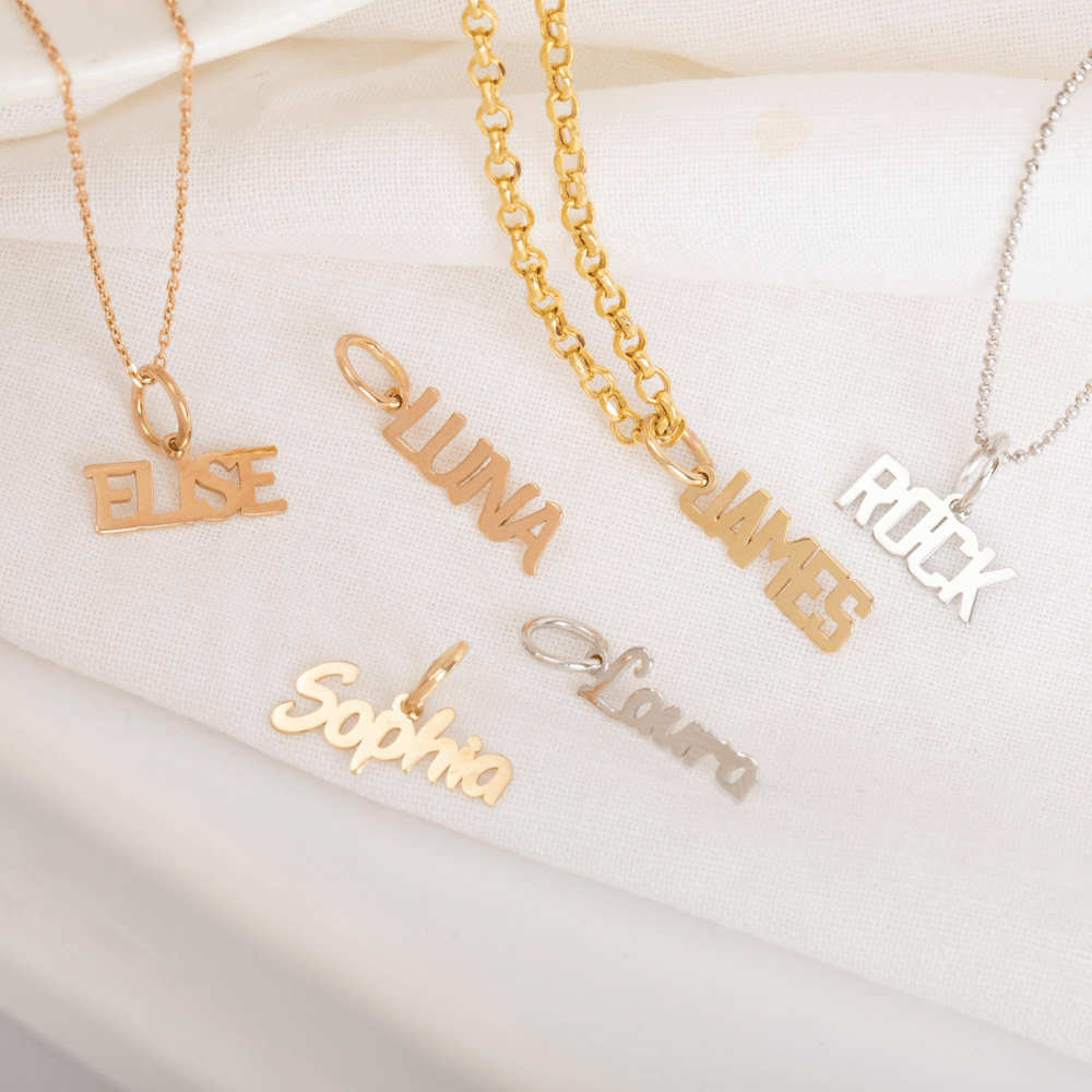 Gold Personalized Letter Necklace - Goldstore