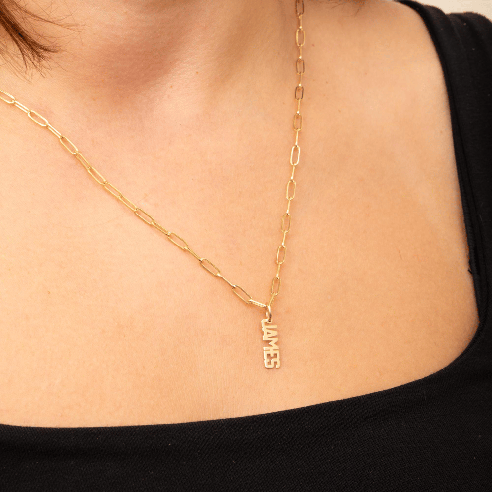 Gold Personalized Letter Necklace - Goldstore