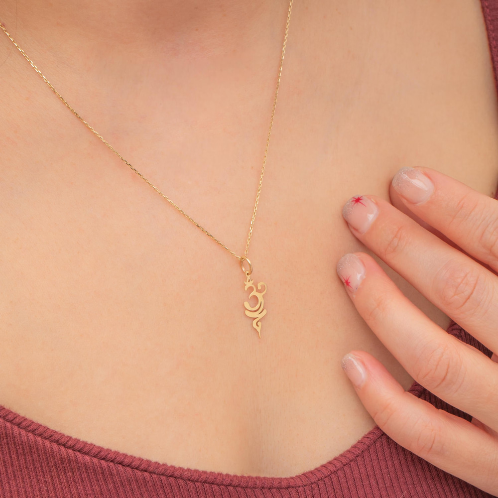 Gold Spiritual Symbol Necklace - Goldstore
