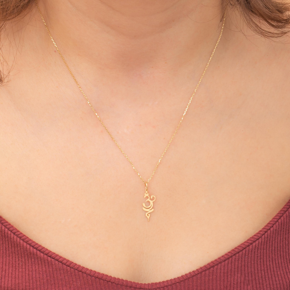 Gold Spiritual Symbol Necklace - Goldstore