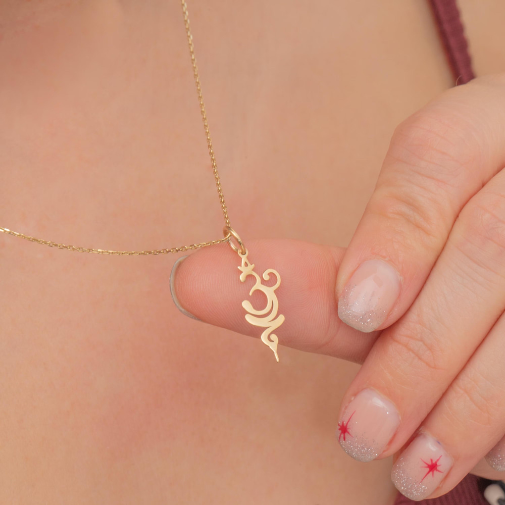 Gold Spiritual Symbol Necklace - Goldstore