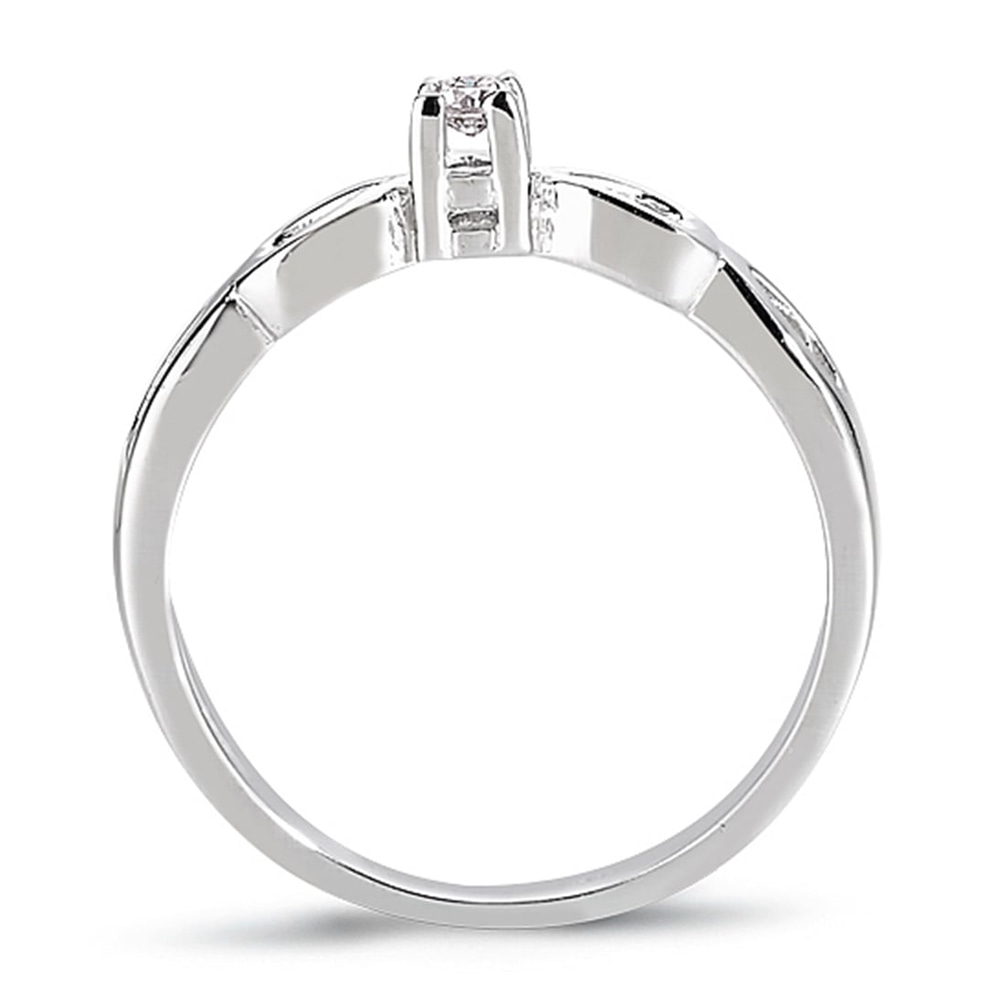 Goldstore-0.06 ct. Pırlanta Tektaş Yüzük