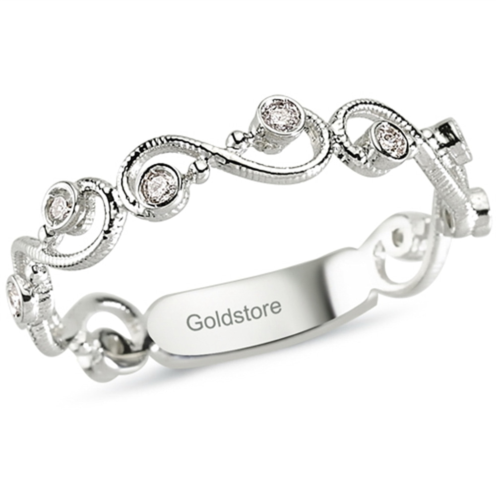 Goldstore-0.1 ct. Pırlanta Tamtur Yüzük