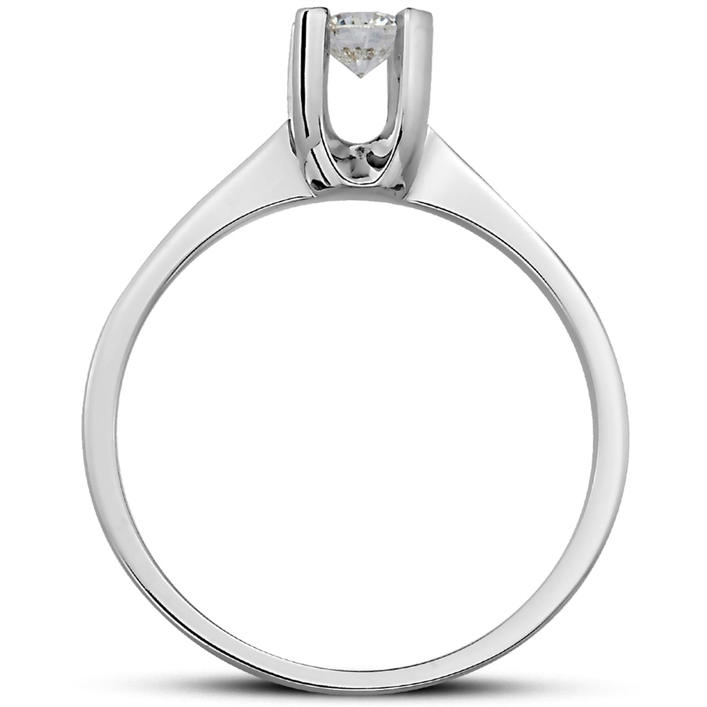 Goldstore-0.12 Ct Pırlanta Tek Taş Yüzük