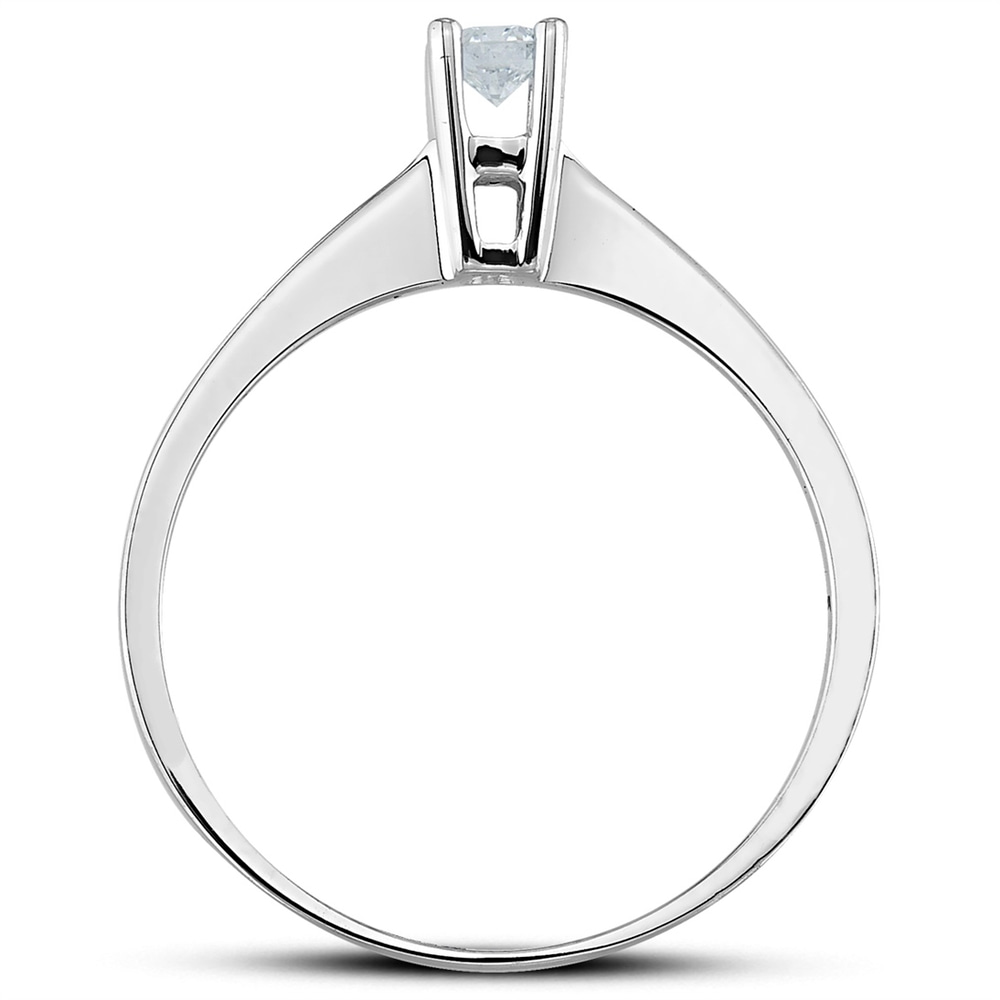 Goldstore-0.12 ct. Pırlanta Tektaş Yüzük
