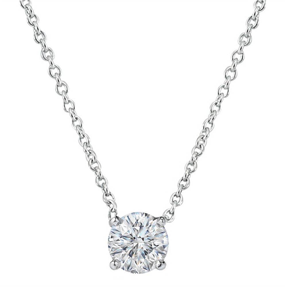 Goldstore-0.14 ct. Pırlanta Tektaş Kolye