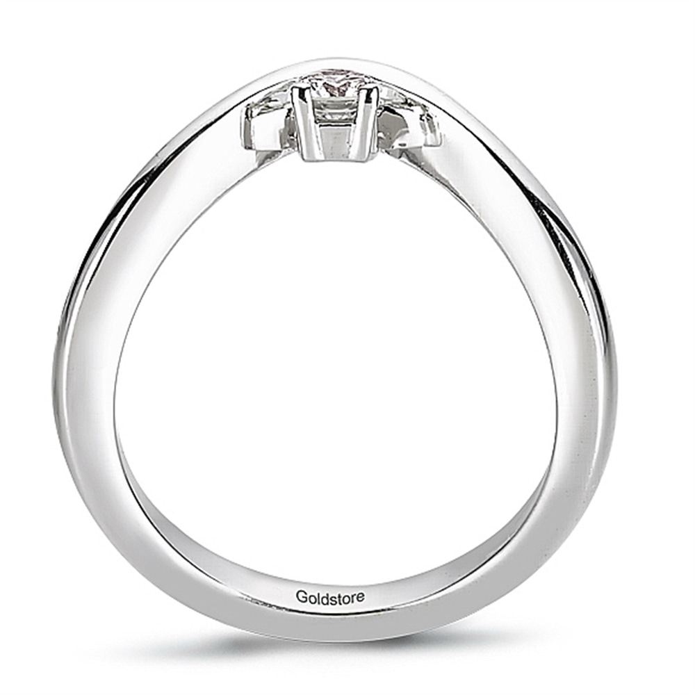 Goldstore-0.18 ct. Pırlanta Tektaş Yüzük