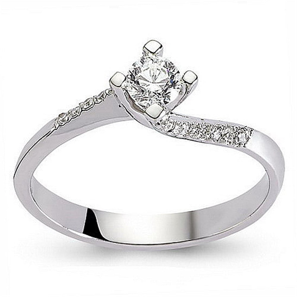 Goldstore-0.2 ct. Pırlanta Tektaş Yüzük