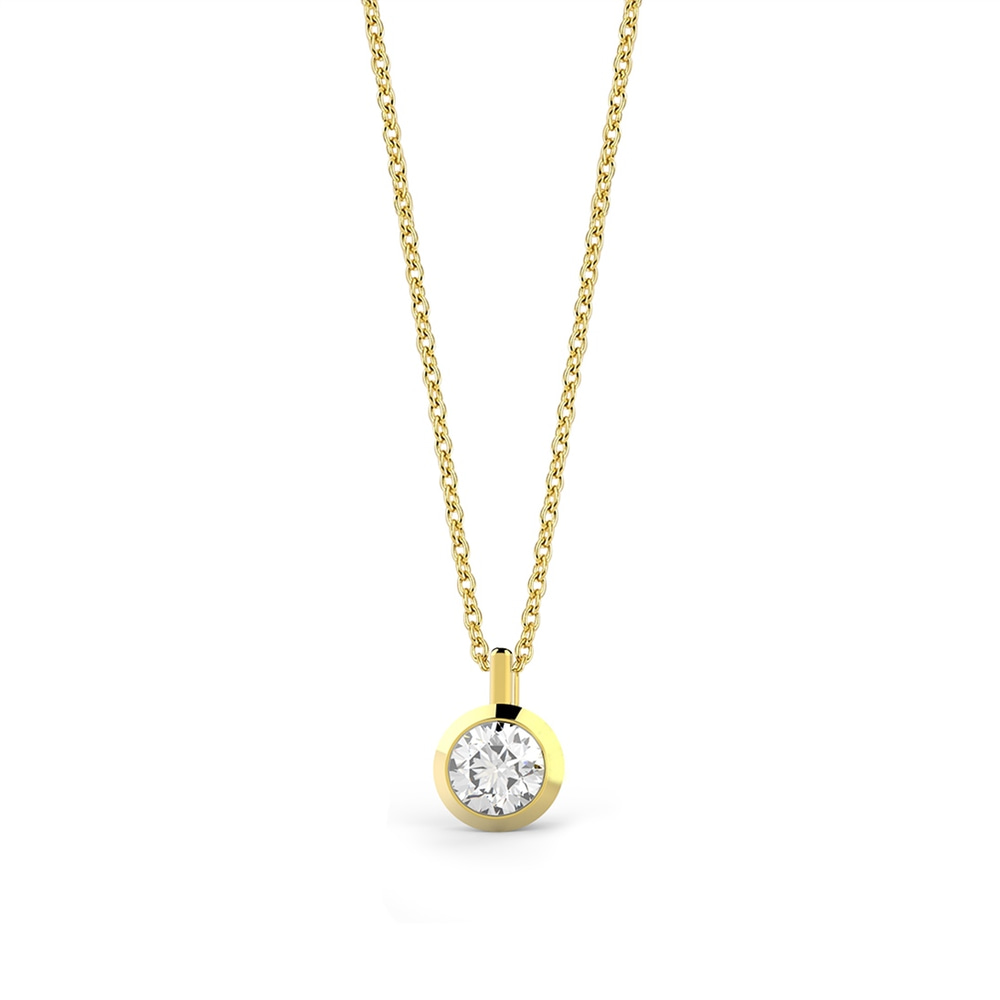 Goldstore-0.22 ct. Pırlanta Kolye