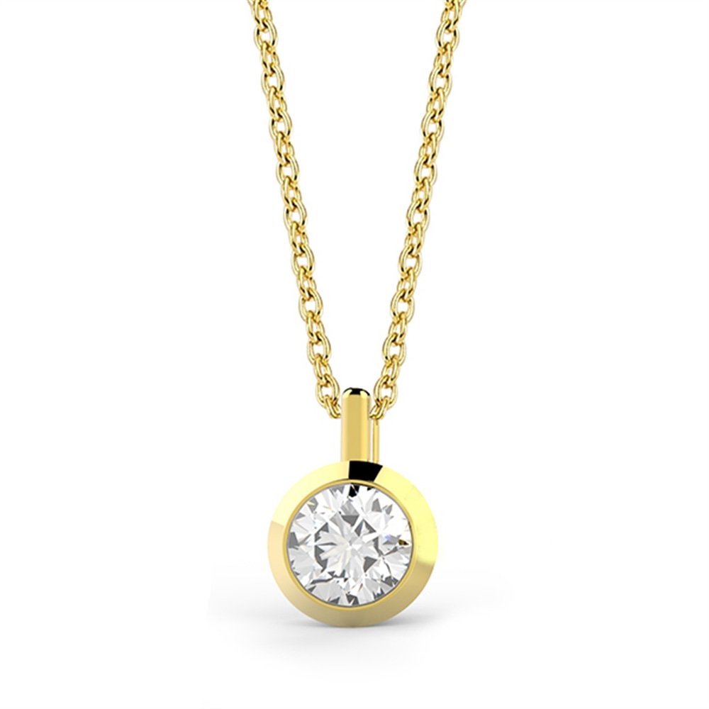 Goldstore-0.22 ct. Pırlanta Kolye