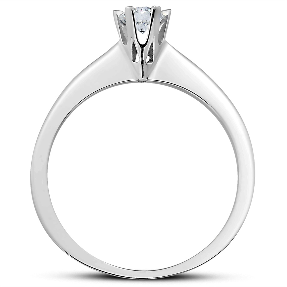 Goldstore-0.26 ct. Pırlanta Tektaş Yüzük