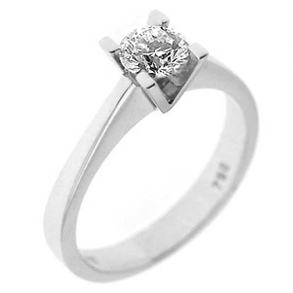 Goldstore-0.28 ct. Pırlanta Klasik Tektaş Yüzük