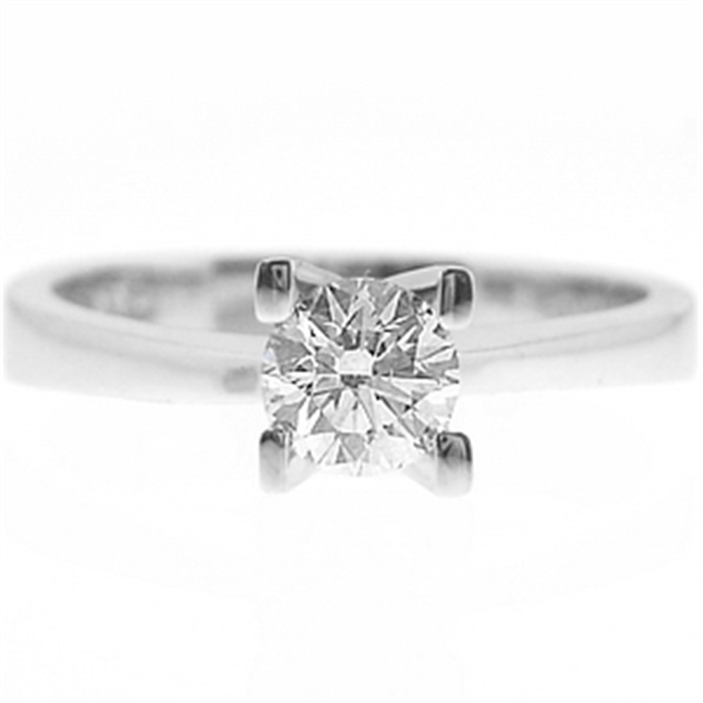 Goldstore-0.28 ct. Pırlanta Klasik Tektaş Yüzük