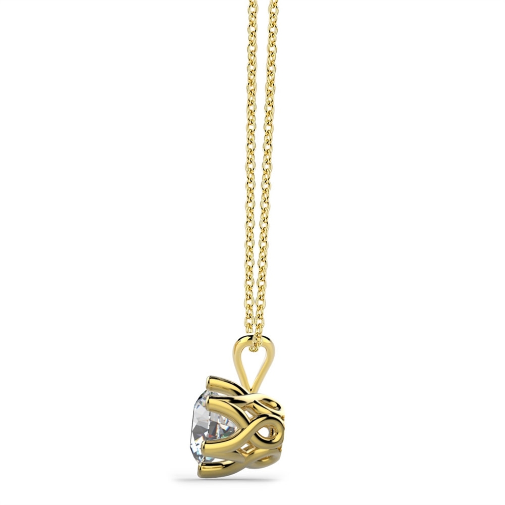 Goldstore-0.3 ct. Pırlanta Tektaş Kolye