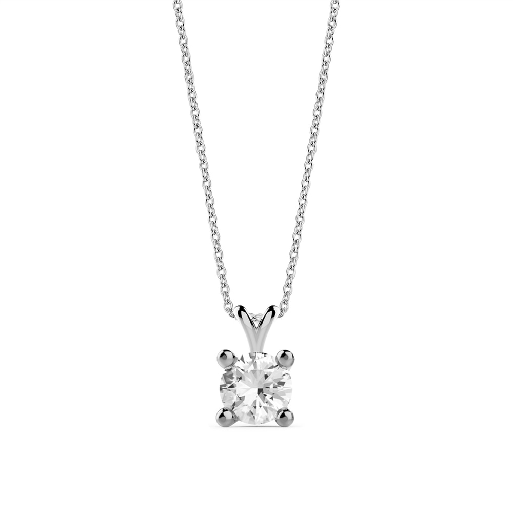 Goldstore-0.3 ct. Pırlanta Tektaş Kolye