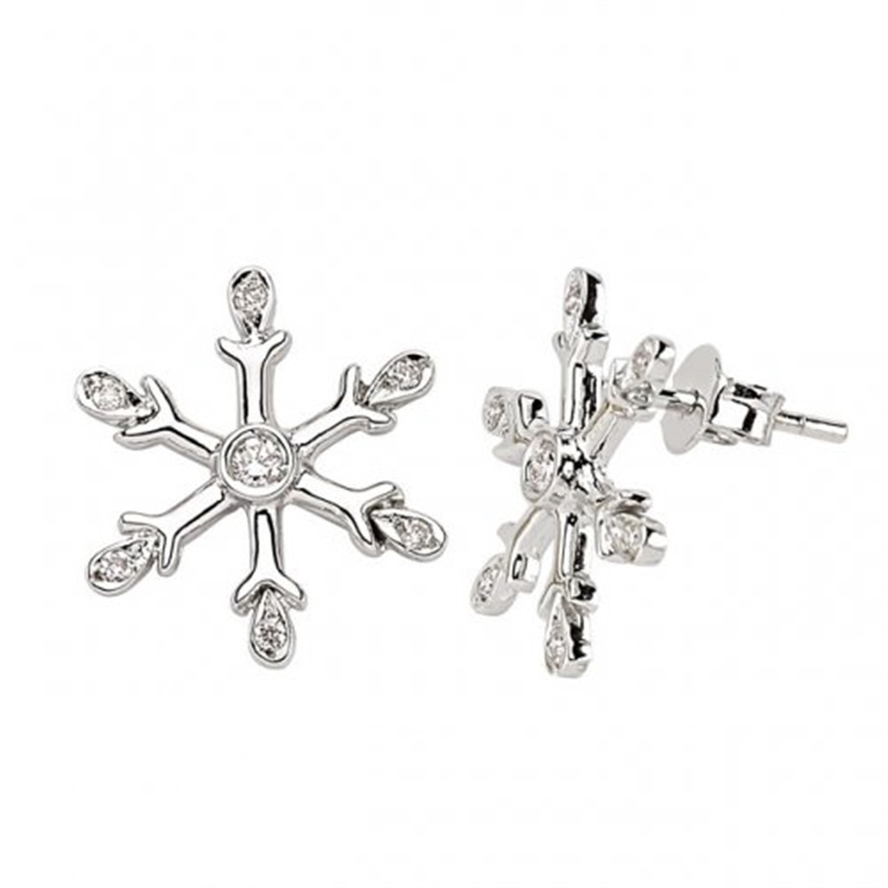 Goldstore-0.32 ct. Pırlanta Kar Tanesi Set
