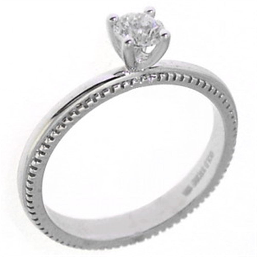 Goldstore-0.32 ct. Pırlanta Klasik Tektaş Yüzük