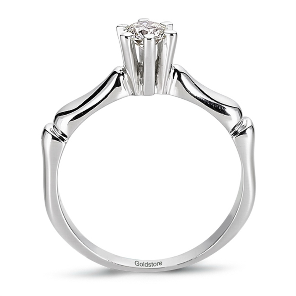 Goldstore-0.34 ct. Pırlanta Tektaş Yüzük