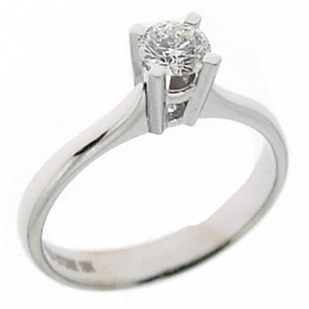 Goldstore-0.35 ct. Pırlanta Klasik Tektaş Yüzük