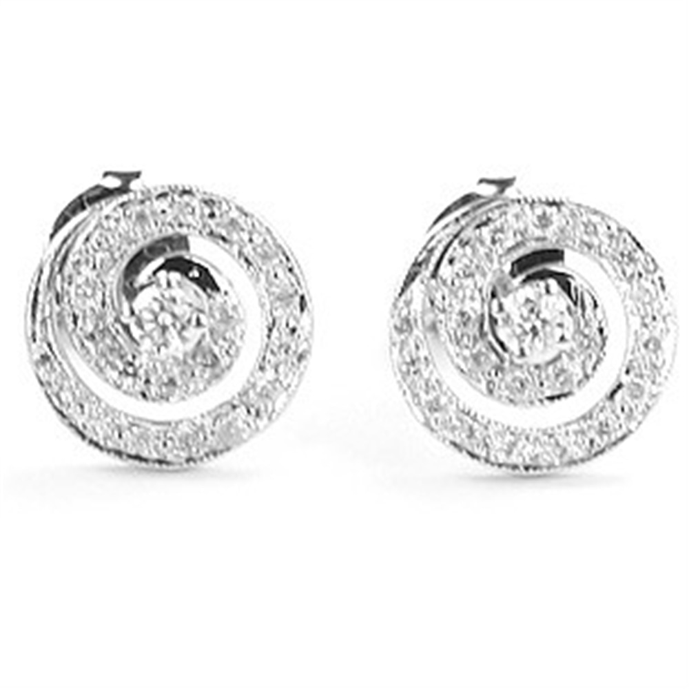 Goldstore-0.37 ct. Pırlanta Fantezi Küpe