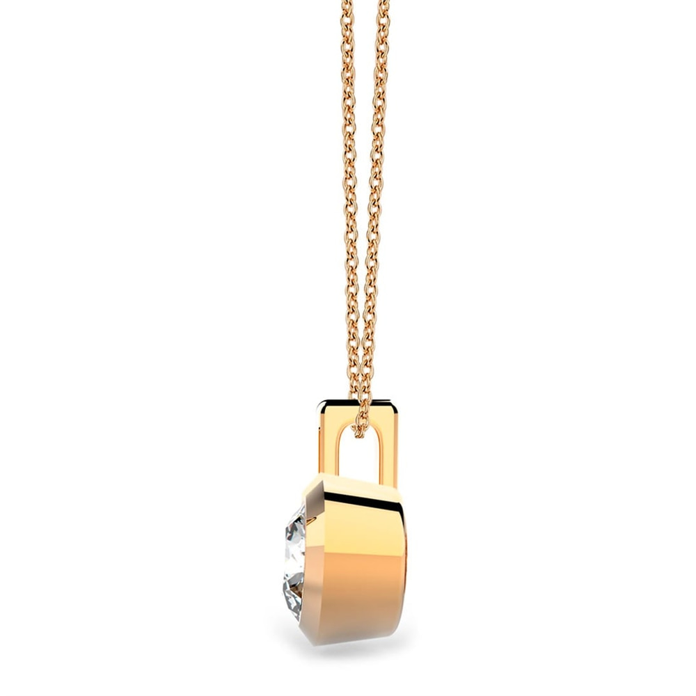 Goldstore-0.4 ct. Pırlanta Tektaş Kolye